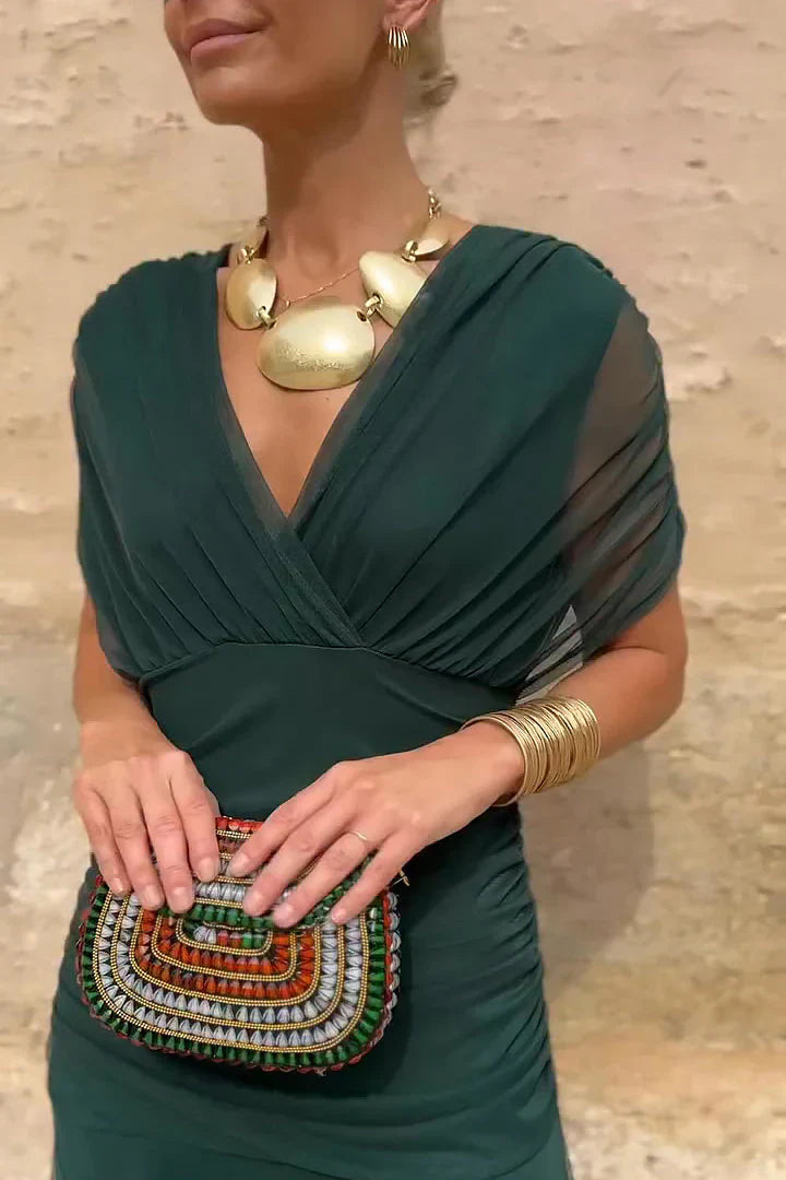 Louise | Vestido maxi elegante con escote en V
