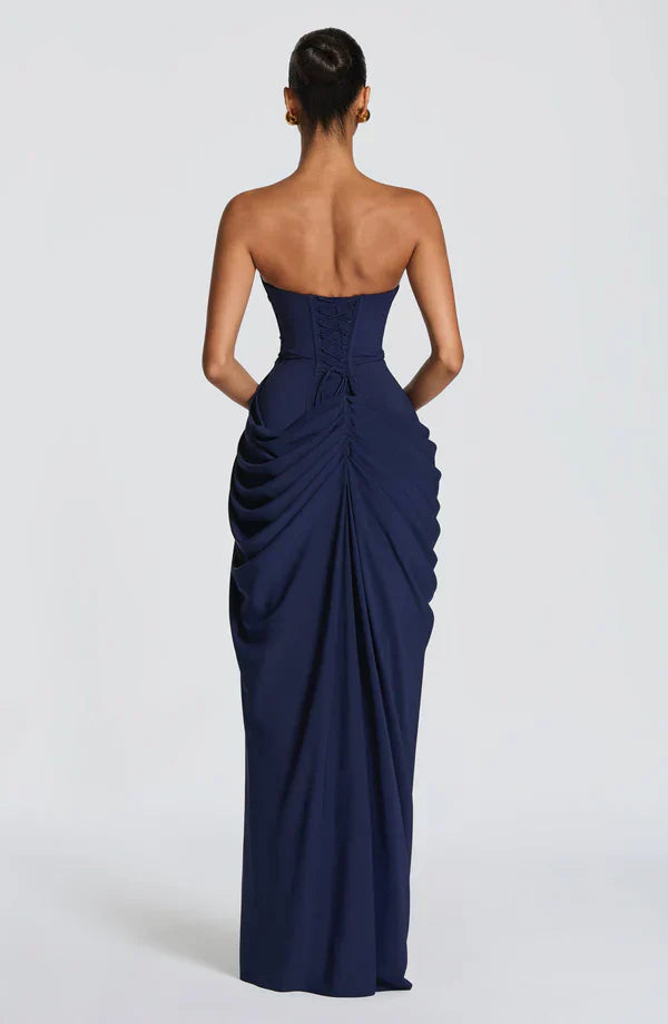 CIELO | Vestido Largo Lacado Elegante