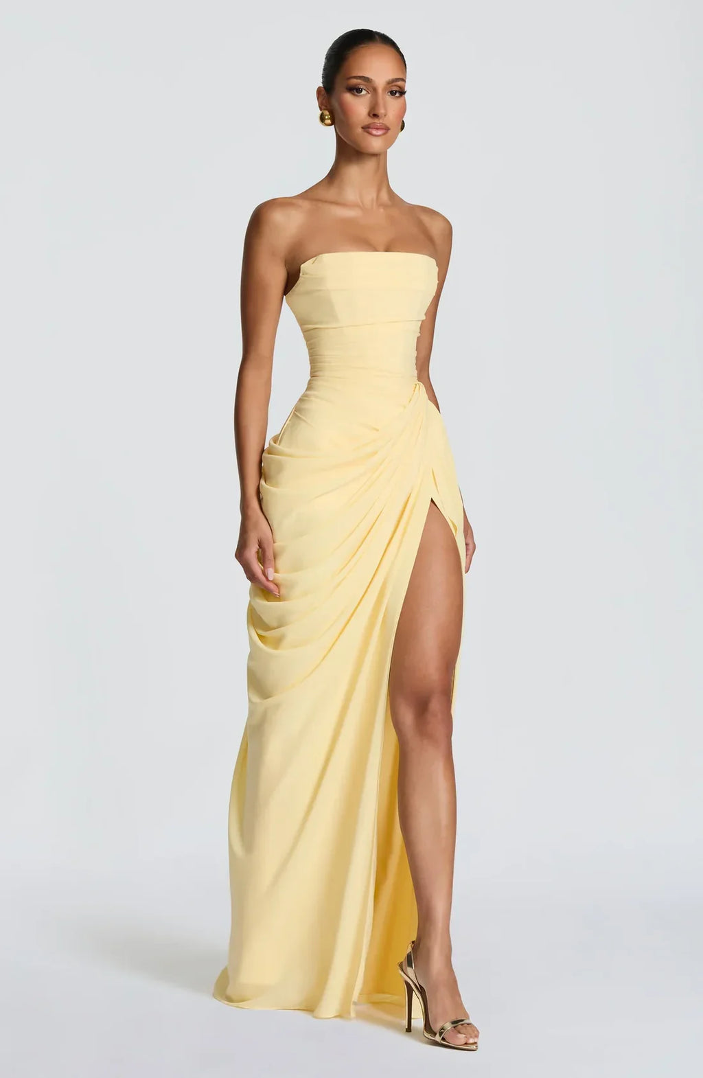 CIELO | Vestido Largo Lacado Elegante