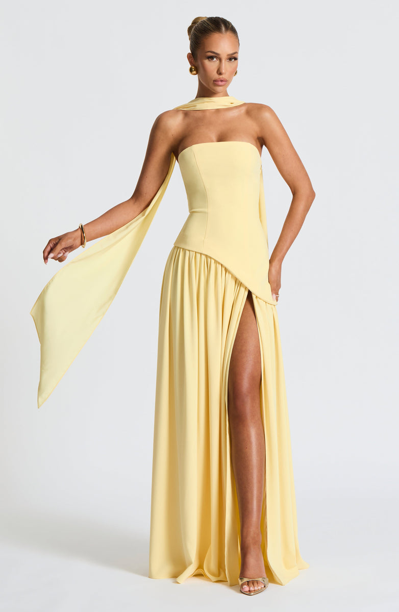 ZAFIRA | Vestido Largo Lacado