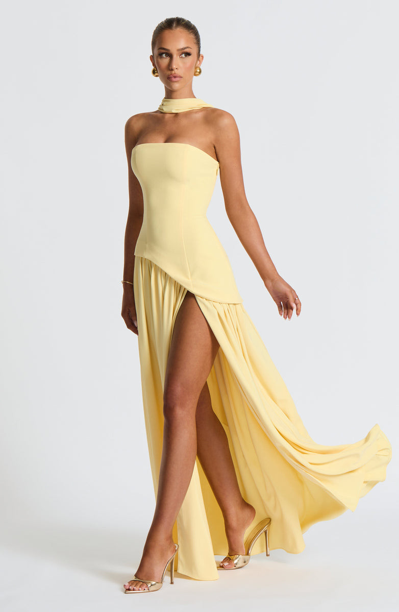 ZAFIRA | Vestido Largo Lacado