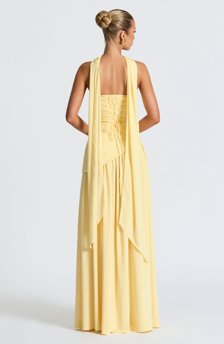 ZAFIRA | Vestido Largo Lacado