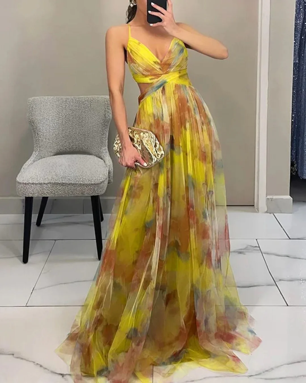 Gisela | Vestido Maxi Floral