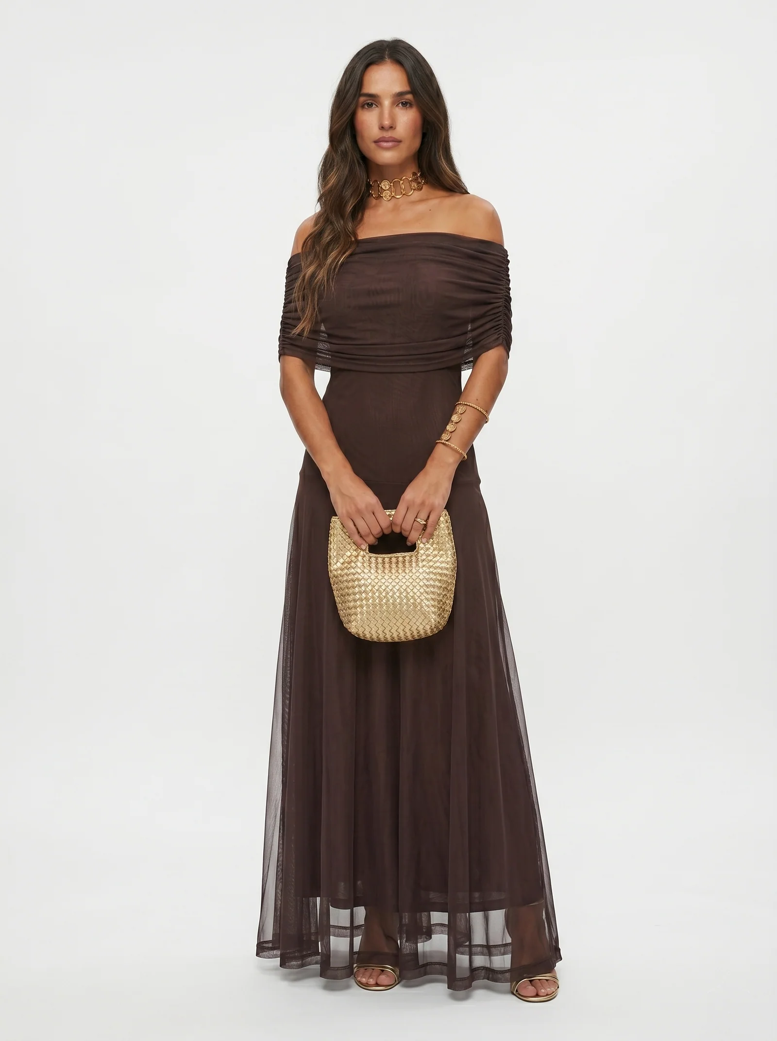 Carla | Vestido Maxi Off-Shoulder