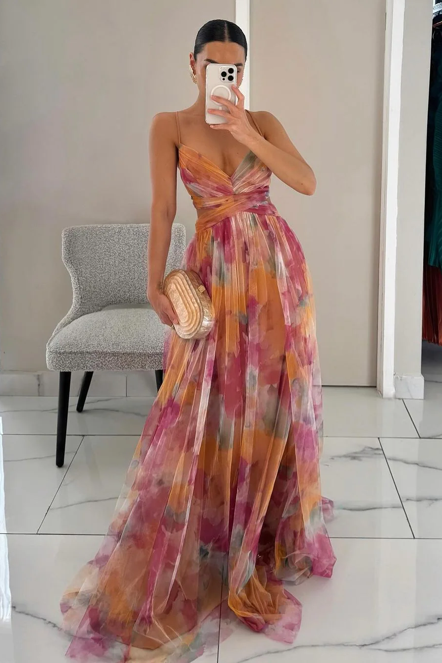 Gisela | Vestido Maxi Floral