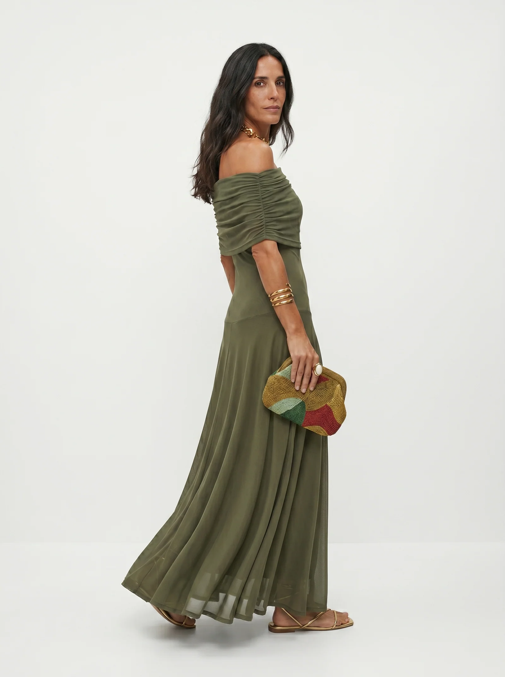 Carla | Vestido Maxi Off-Shoulder