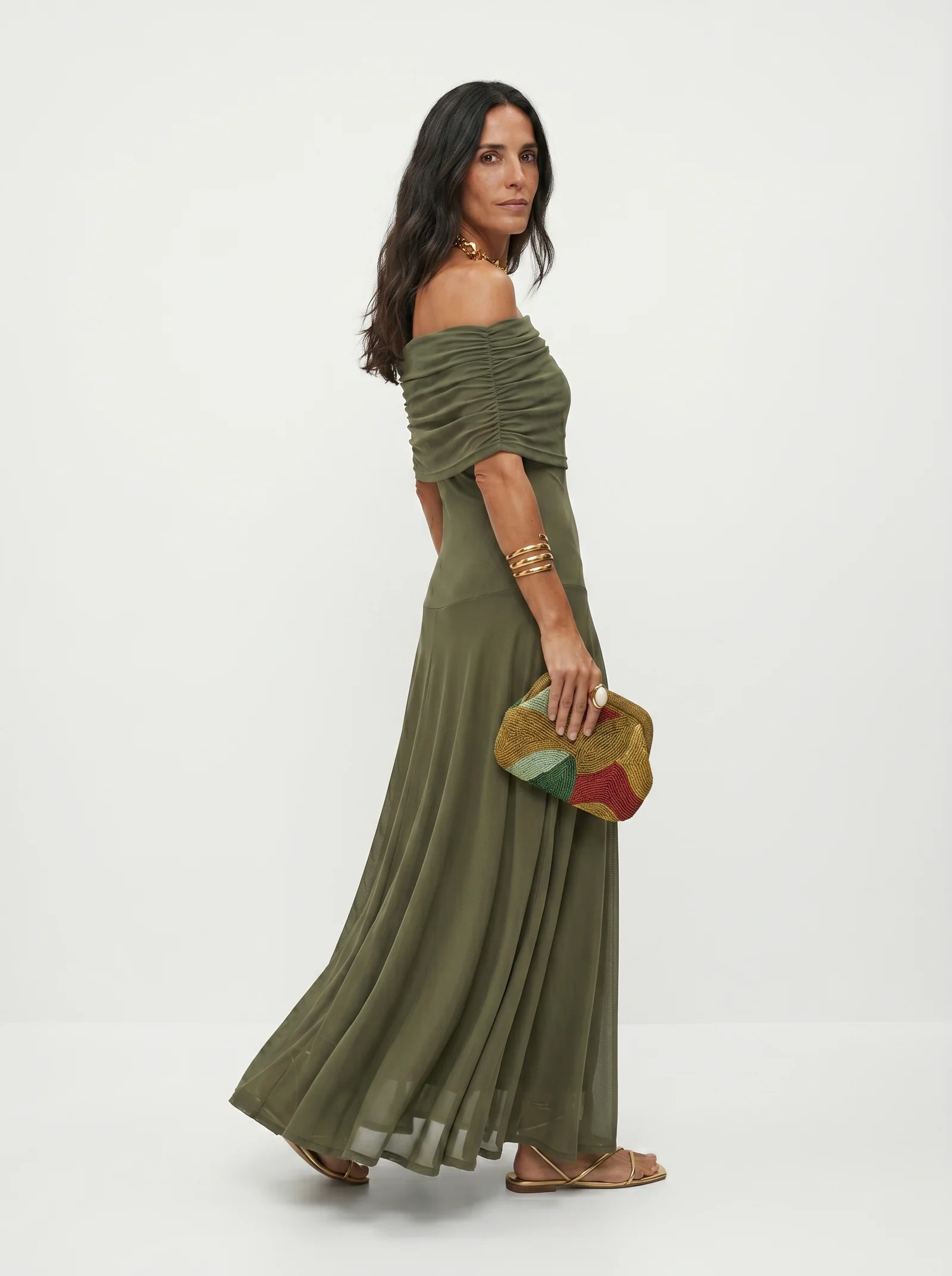 Carla | Vestido Maxi Off-Shoulder