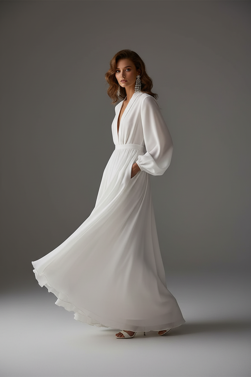 Vestido Sofía - Vista tres cuartos