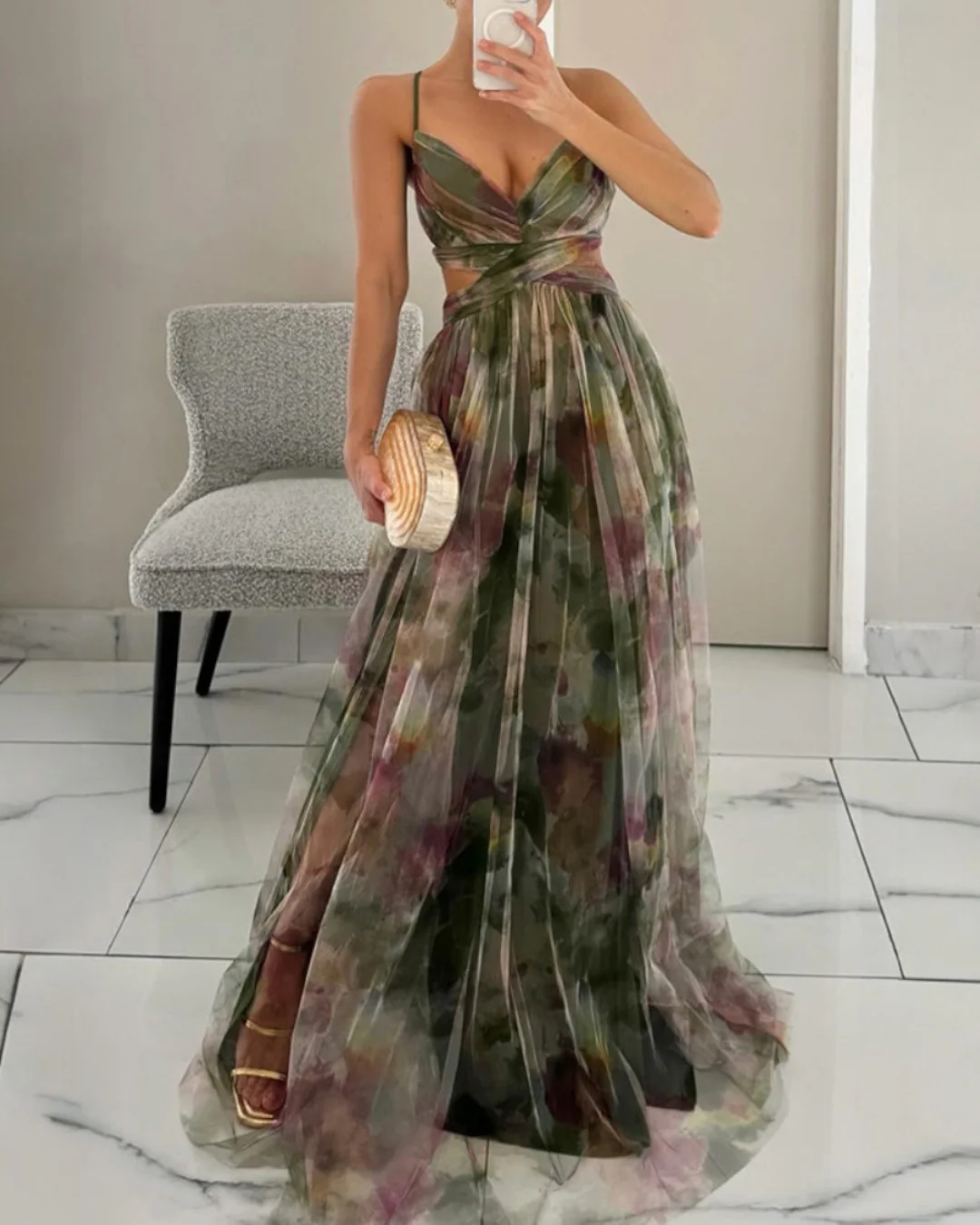 Gisela | Vestido Maxi Floral